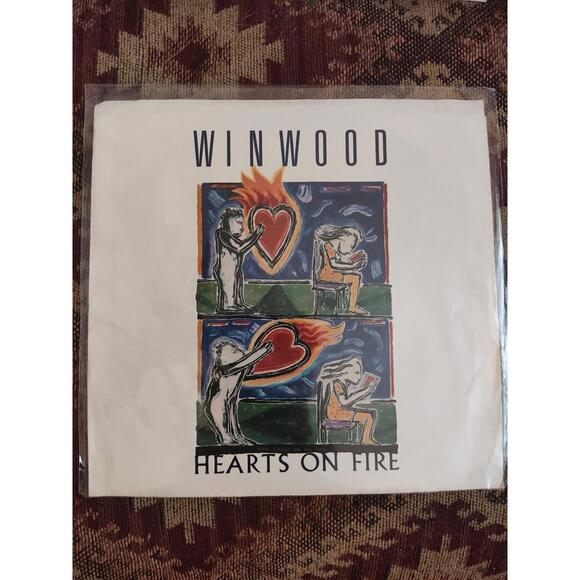 Other - Steve Winwood - hearts on fire - vinyl 45 M/M new
